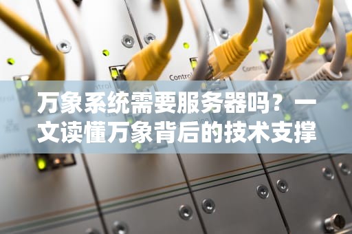 万象系统需要服务器吗？一文读懂万象背后的技术支撑！