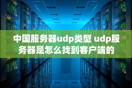 中国服务器udp类型 udp服务器是怎么找到客户端的