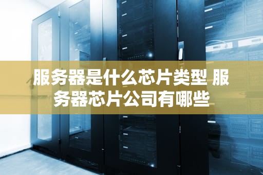 服务器是什么芯片类型 服务器芯片公司有哪些