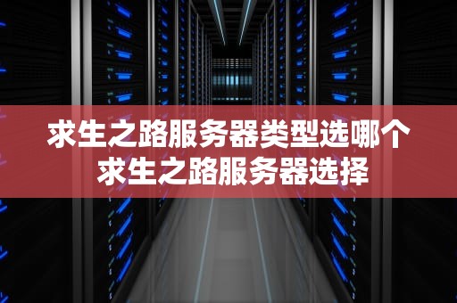 求生之路服务器类型选哪个 求生之路服务器选择