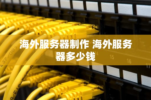 海外服务器制作 海外服务器多少钱