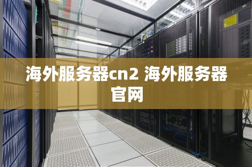 海外服务器cn2 海外服务器官网