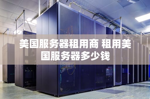 美国服务器租用商 租用美国服务器多少钱