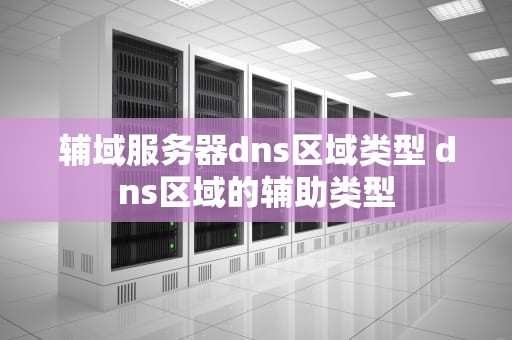辅域服务器dns区域类型 dns区域的辅助类型
