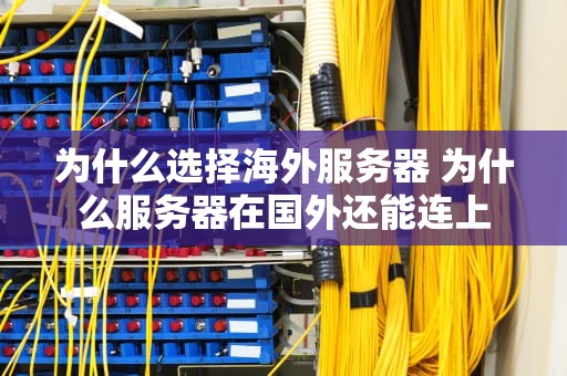 为什么选择海外服务器 为什么服务器在国外还能连上