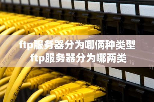 ftp服务器分为哪俩种类型 ftp服务器分为哪两类