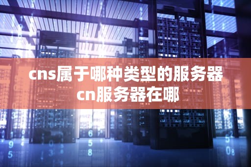 cns属于哪种类型的服务器 cn服务器在哪