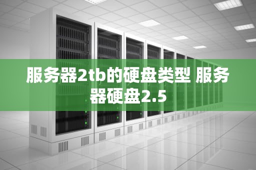 服务器2tb的硬盘类型 服务器硬盘2.5