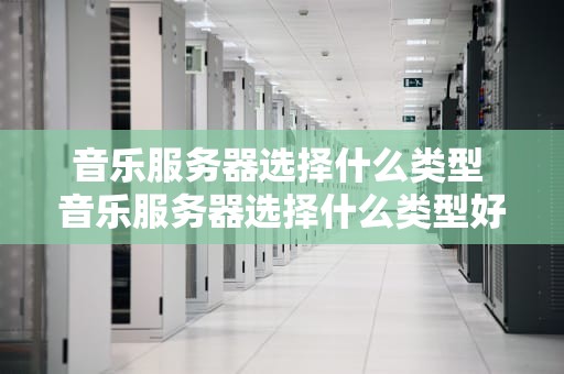 音乐服务器选择什么类型 音乐服务器选择什么类型好