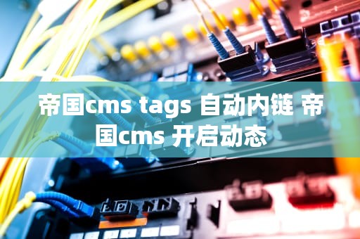 帝国cms tags 自动内链 帝国cms 开启动态