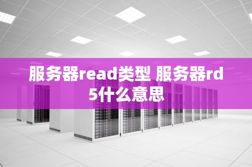 服务器read类型 服务器rd5什么意思