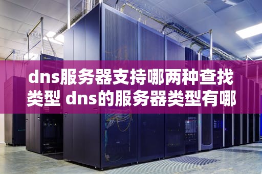 dns服务器支持哪两种查找类型 dns的服务器类型有哪些