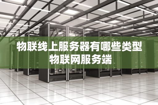 物联线上服务器有哪些类型 物联网服务端