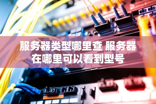 服务器类型哪里查 服务器在哪里可以看到型号