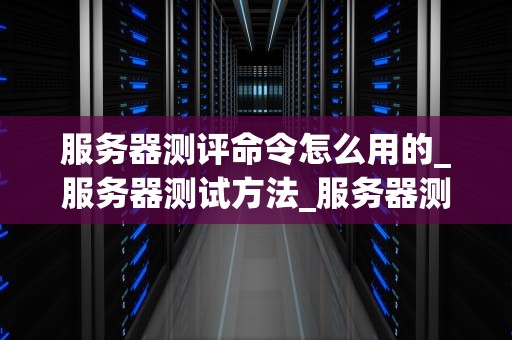 服务器测评命令怎么用的_服务器测试方法_服务器测评命令的使用与实践
