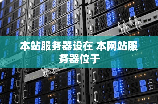本站服务器设在 本网站服务器位于