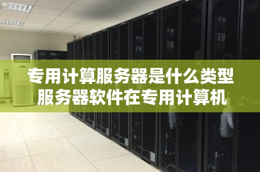 专用计算服务器是什么类型 服务器软件在专用计算机上运行的计算模型