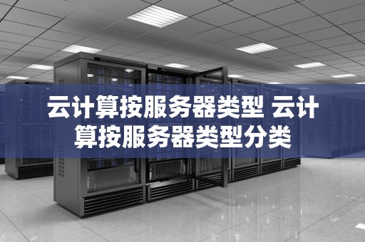 云计算按服务器类型 云计算按服务器类型分类