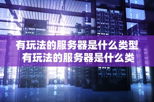 有玩法的服务器是什么类型 有玩法的服务器是什么类型的