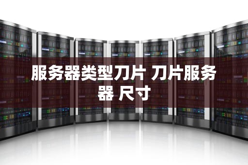服务器类型刀片 刀片服务器 尺寸