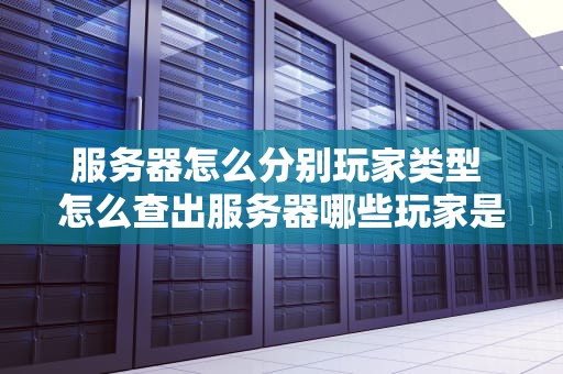 服务器怎么分别玩家类型 怎么查出服务器哪些玩家是创造