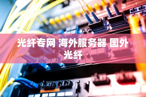 光纤专网 海外服务器 国外光纤