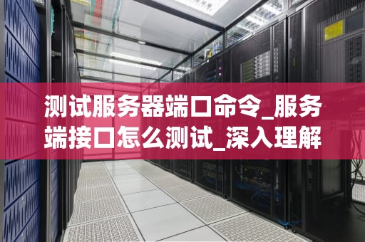 测试服务器端口命令_服务端接口怎么测试_深入理解服务器端口命令及其测试方法