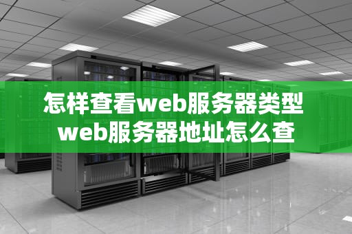 怎样查看web服务器类型 web服务器地址怎么查