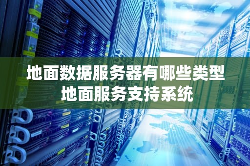 地面数据服务器有哪些类型 地面服务支持系统
