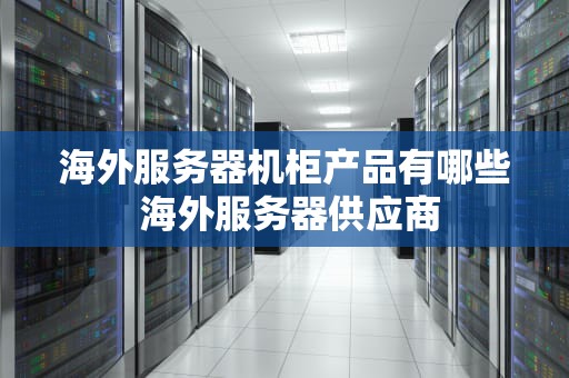 海外服务器机柜产品有哪些 海外服务器供应商