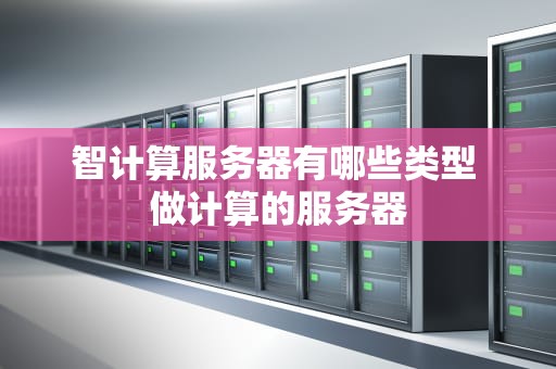 智计算服务器有哪些类型 做计算的服务器