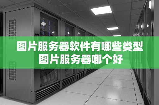 图片服务器软件有哪些类型 图片服务器哪个好