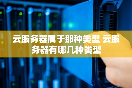 云服务器属于那种类型 云服务器有哪几种类型