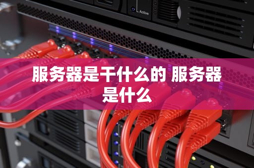 服务器是干什么的 服务器是什么