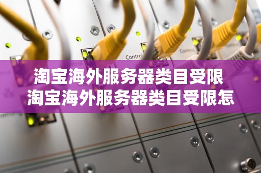 淘宝海外服务器类目受限 淘宝海外服务器类目受限怎么办
