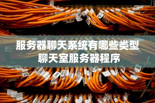 服务器聊天系统有哪些类型 聊天室服务器程序