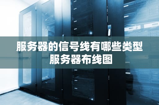 服务器的信号线有哪些类型 服务器布线图