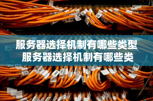 服务器选择机制有哪些类型 服务器选择机制有哪些类型的
