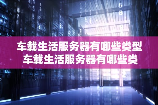 车载生活服务器有哪些类型 车载生活服务器有哪些类型的