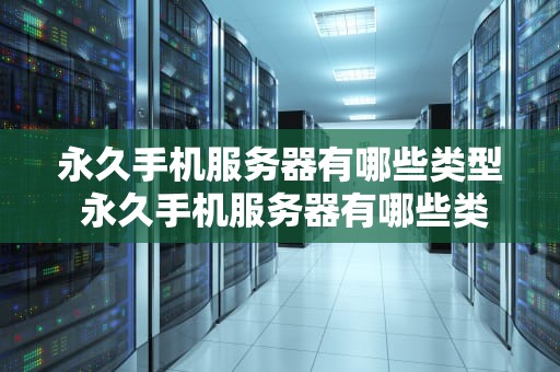永久手机服务器有哪些类型 永久手机服务器有哪些类型的