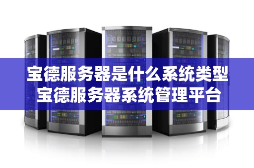 宝德服务器是什么系统类型 宝德服务器系统管理平台