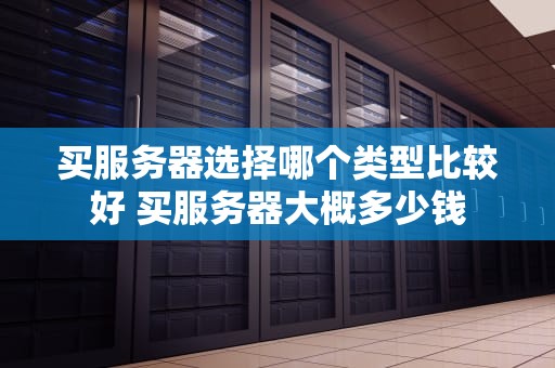 买服务器选择哪个类型比较好 买服务器大概多少钱