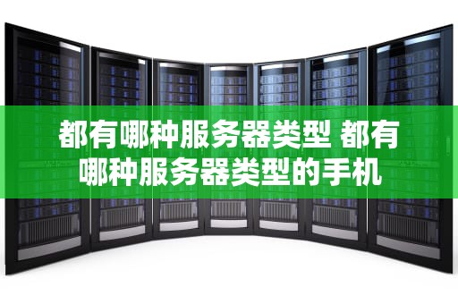 都有哪种服务器类型 都有哪种服务器类型的手机