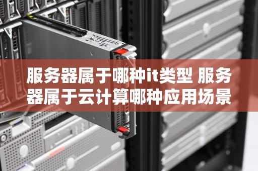 服务器属于哪种it类型 服务器属于云计算哪种应用场景