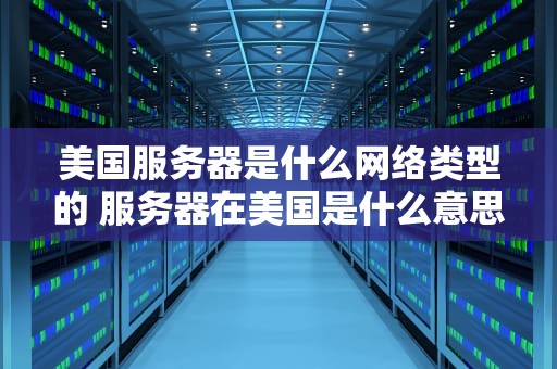 美国服务器是什么网络类型的 服务器在美国是什么意思