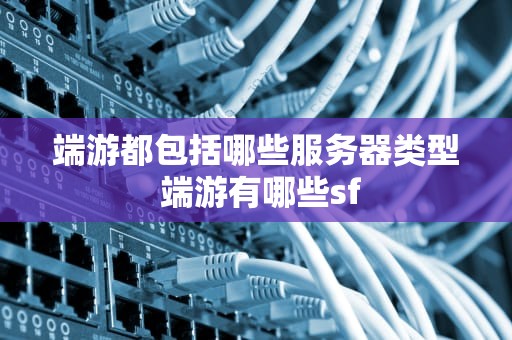 端游都包括哪些服务器类型 端游有哪些sf