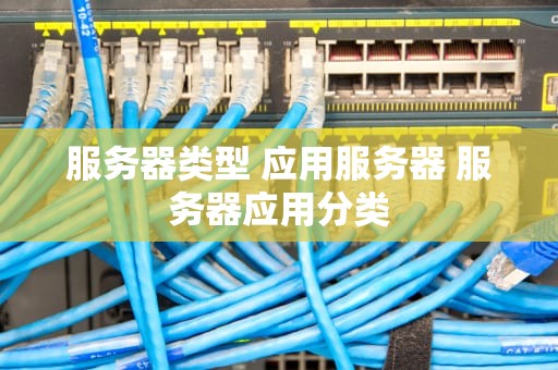 服务器类型 应用服务器 服务器应用分类