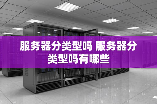 服务器分类型吗 服务器分类型吗有哪些