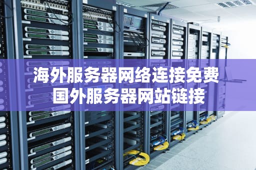 海外服务器网络连接免费 国外服务器网站链接