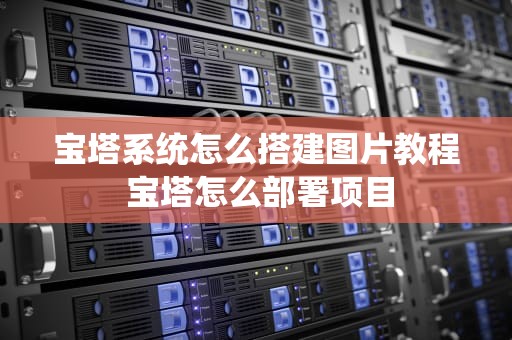 宝塔系统怎么搭建图片教程 宝塔怎么部署项目